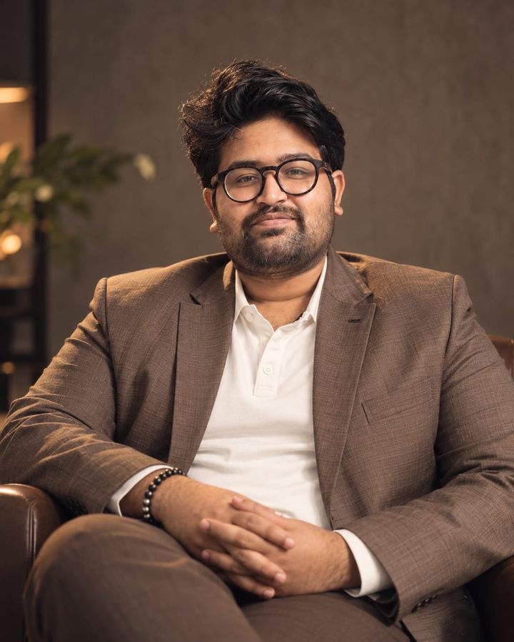 Portrait of Pranav Kommaraju, co-founder of Fingene